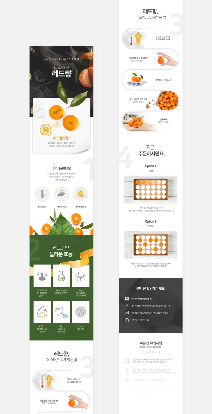농수산물 카테고리 디자인, 레드향