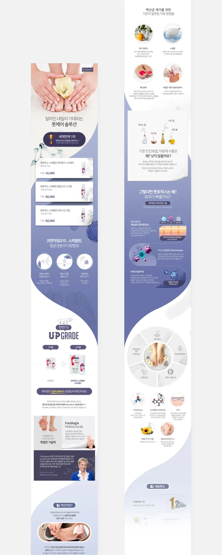 뷰티/화장품 카테고리 디자인, 풋로직스