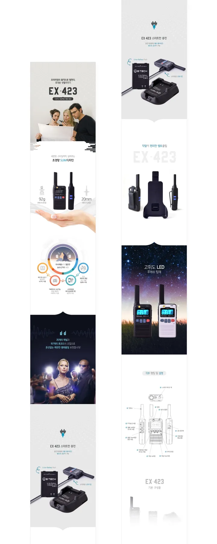 전자제품/가전 카테고리 디자인, 무전기