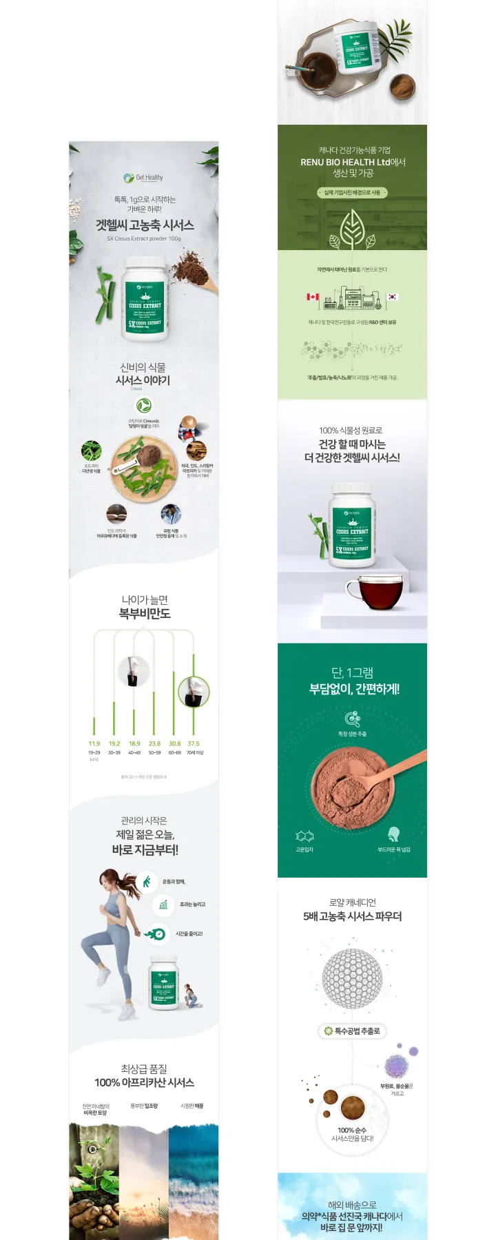 건강/헬스케어 카테고리 디자인, 시서스 디자인