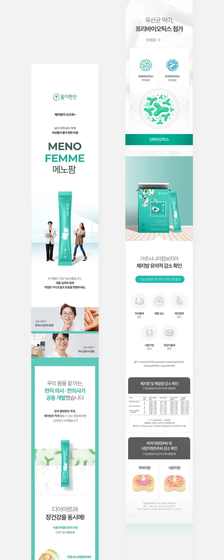 건강/헬스케어 카테고리 디자인, 메노팜