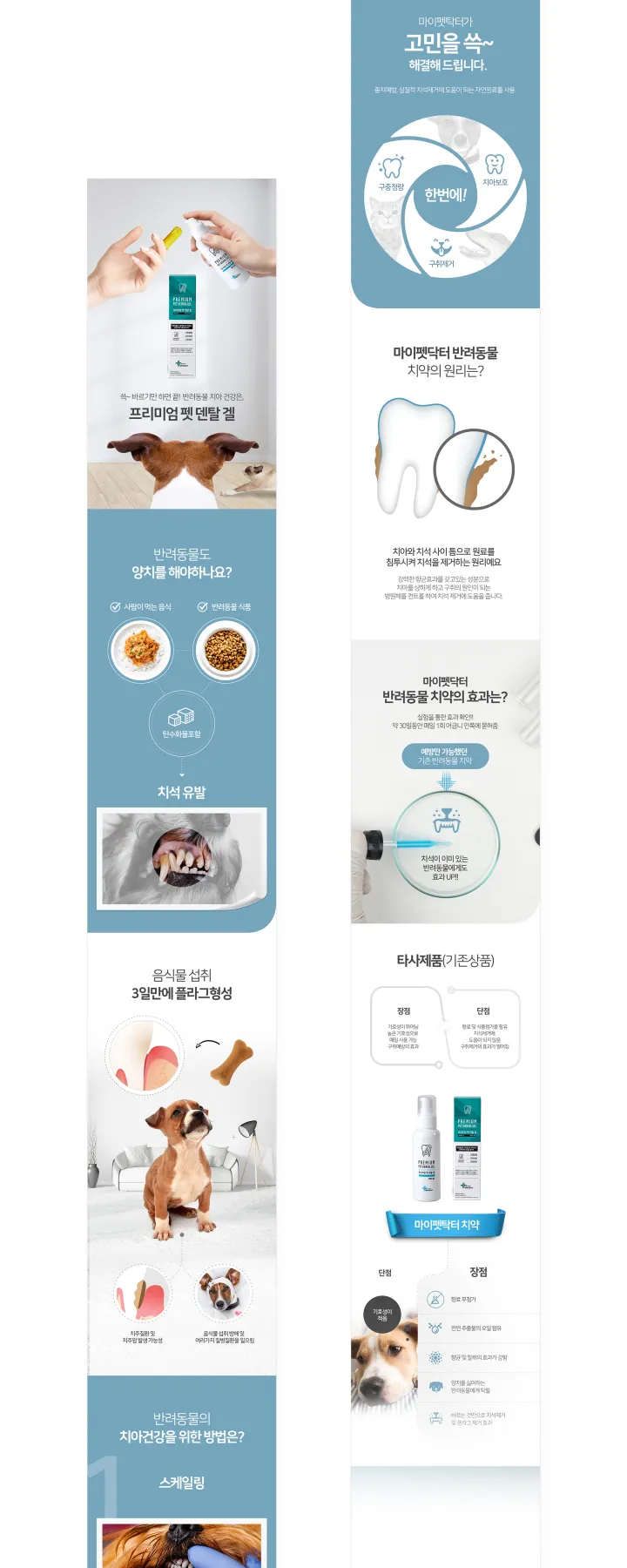 반려동물 카테고리 디자인, 펫치약