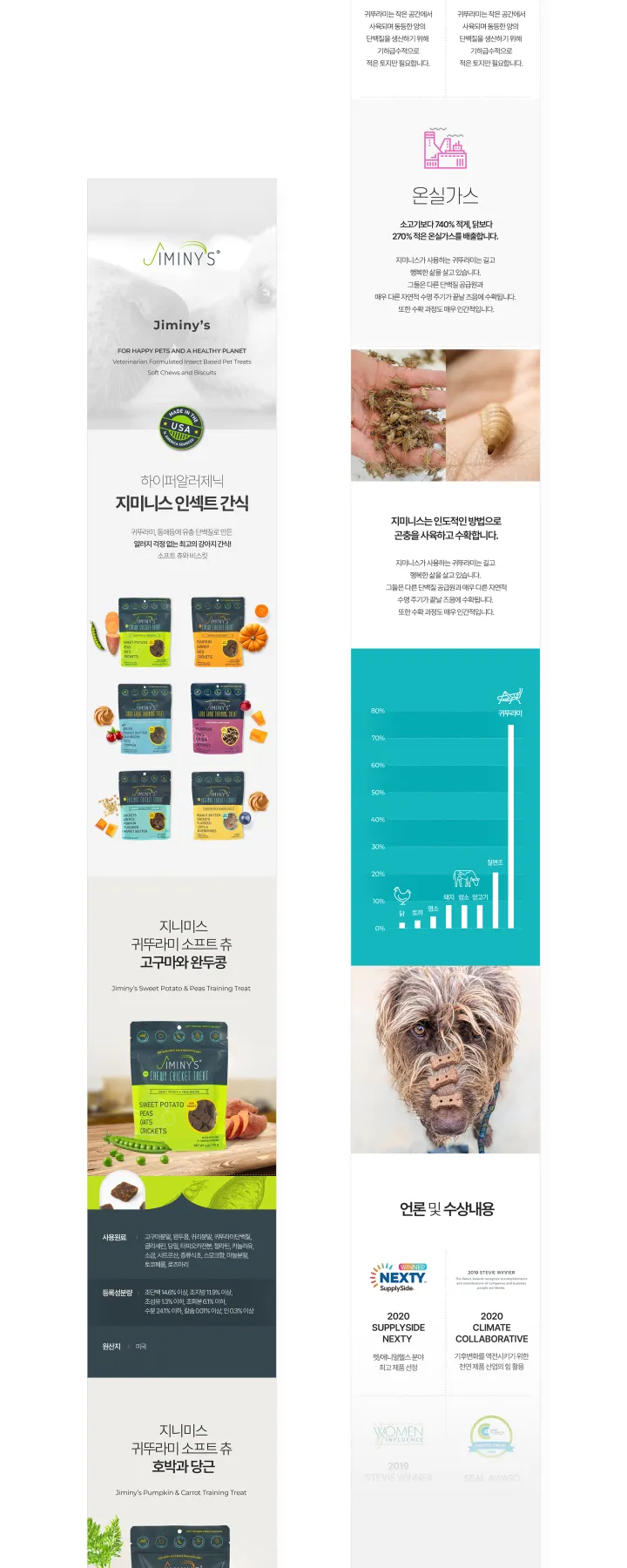 반려동물 카테고리 디자인, 지미니스 2