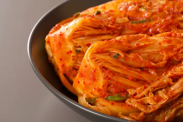김치 촬영