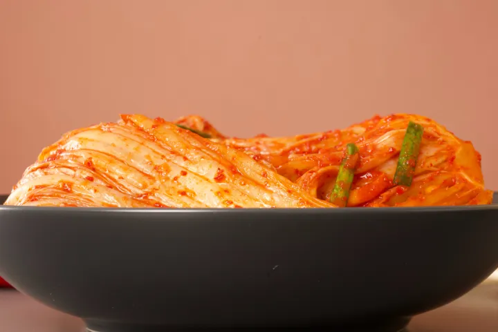 김치 촬영