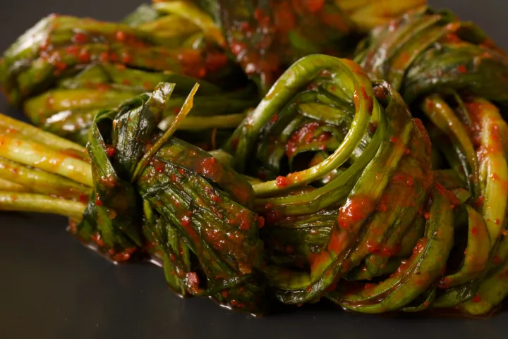 김치 촬영