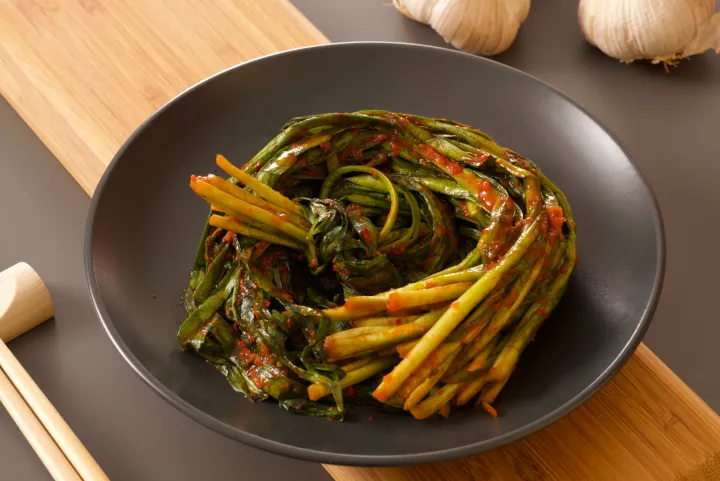 김치 촬영