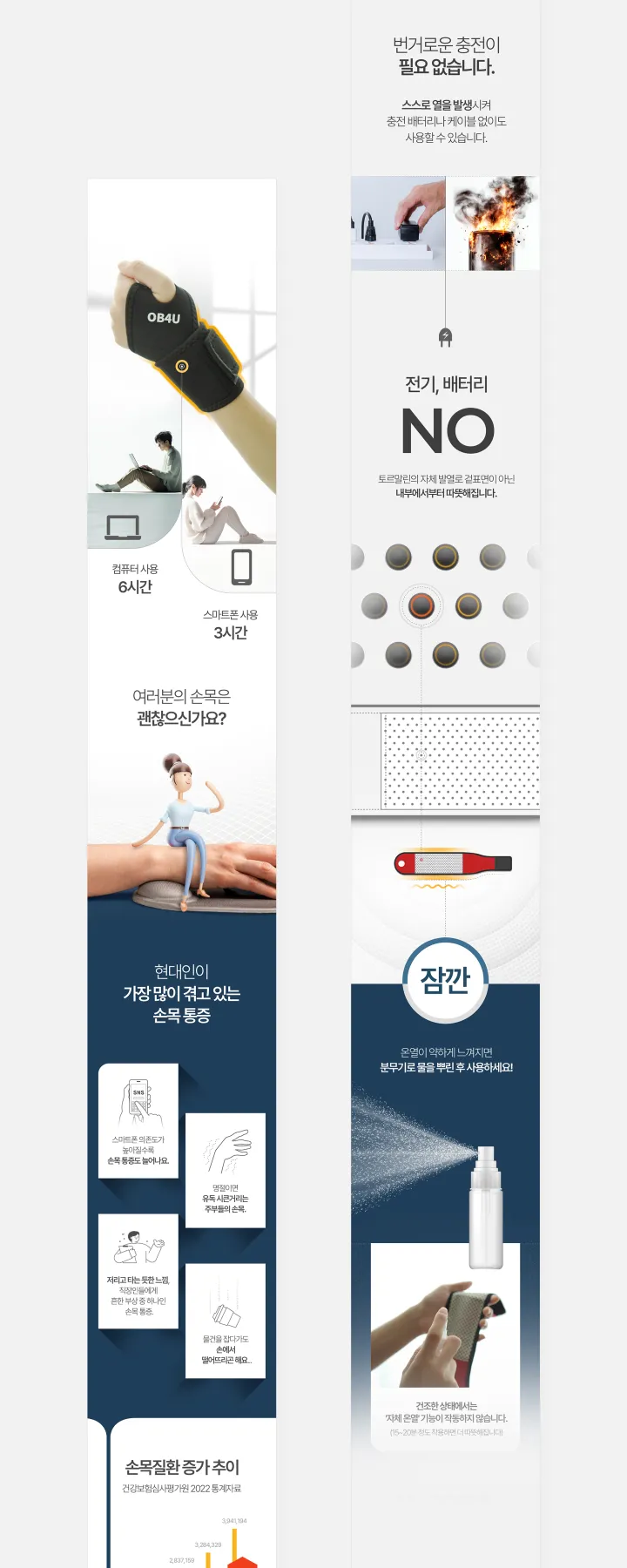 스포츠/레저 카테고리 디자인, 손목보호대